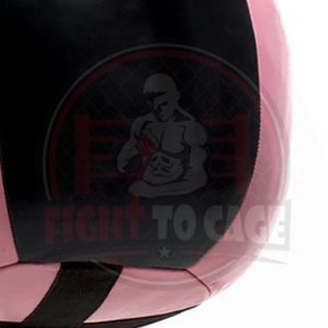 Heavy-Duty Leather EPE Filled Uppercut Punching Bags Boxing Equipment Black Pink Color Best Quality Shock Absorption Tear - Product Image 5