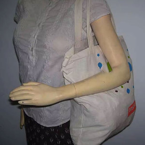 Premium Cotton Canvas Tote <b>Bag</b> with Custom Logo Durable Reusable Shopping <b>Bag</b> for Daily Use <b>Long</b> Handle Wholesale Bulk - Product Image 2