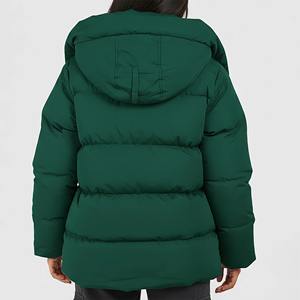 เสื้อแจ็คเก็ตพัฟเฟอร์แบบมีฮู้ด ดีไซน์เองได้ บุฟองน้ำอย่างดี ราคาถูก สไตล์สตรีทแวร์ สำหรับผู้หญิง - Product Image 3