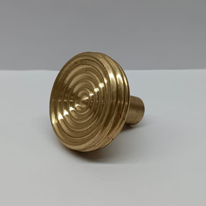 Oval <b>Brass</b> Furniture Handle for Drawer Minimalist Design Durable Finish - Product Image 5