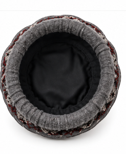 Chapeau Pakol Afghane Traditionnel en Laine Douce pour Homme, Style Tribu Cachemiri, Chitrali Topi pour Adultes, Idéal pour Tenue Décontractée et Extérieur - Product Image 3
