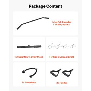Macchina LAT Pull 3-in-1 con Cavo, per Palestra Domestica, Regolazione Altezza a 18 Livelli, Design a Parete, Attrezzatura Essenziale per il Fitness - Product Image 6
