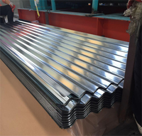 Tôle de toiture ondulée en métal galvanisé avec revêtement en zinc, conforme à la norme ASTM, épaisseur 0,12-0,13 mm, à bon prix