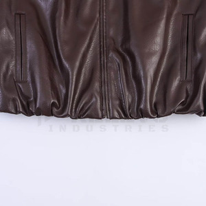 PU Leather <b>Jacket</b> Women Modern Casual Style <b>Slim</b> <b>Fit</b> Fashion Outerwear Comfortable Daily Wear Front Logo Autumn - Product Image 4
