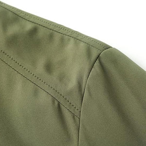 Chaqueta Bomber Clásica para Hombre, Ajuste Cómodo, Uso Diario Informal, Estilo Urbano Moderno, Atuendo de Moda, Chaquetas de Invierno - Product Image 4