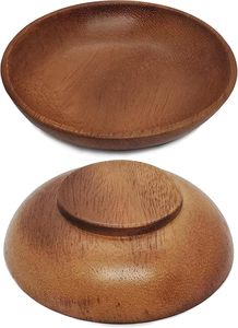 Bol de service en résine sculptée artisanale de qualité supérieure, écologique, pour salades et collations, usage domestique - Product Image 3