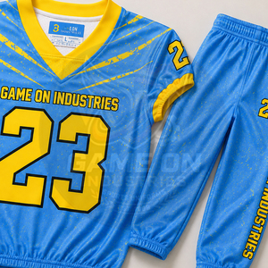 Wholesale Custom Sublimation Football Jersey And Football Pants Breathable Polyester Team Sports Apparel Training Practice Wear - Product Image 5