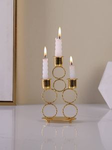 Luxury Deer Candle Holder Modern Metal Home Styling Accessories Gold Finish Reindeer Tealight Holder Contemporary Christmas - Product Image 2