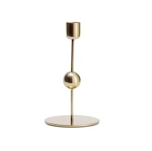 Designer Interior Accent Metal Candle Stand Stylish Candle Holder <b>Decorative</b> <b>Table</b> Centerpiece Home <b>Decor</b> - Product Image 3