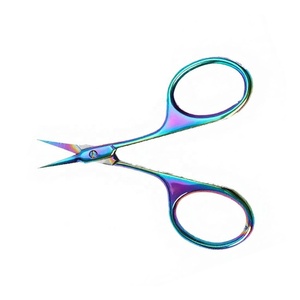 Tijeras para Cejas, Recortador de Acero Inoxidable, Herramientas de Precisión para Dar Forma y Eliminar el Vello Facial, Logotipo Personalizado - Product Image 3