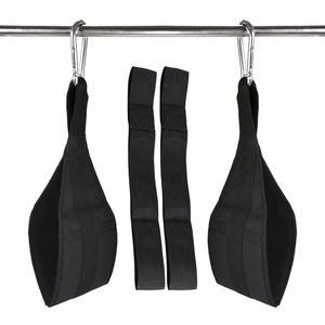 AB Straps Heavy Duty Customized Cotton Neoprene Eco-Friendly Lightweight Adjustable Anti-Slip Buckle Closure Home Gym - Product Image 2