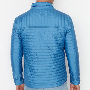 Veste d'hiver légère et chaude pour homme avec logo personnalisé, en polyester, à capuche, style doudoune matelassée - Product Image 5
