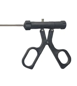 Forceps bipolaires laparoscopiques manuels Science Surgical 5 mm, instrument chirurgical en acier inoxydable, poignée en X, auto-serrant, certifié CE - Product Image 4
