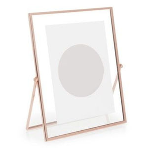 Modern Tempered Glass Tabletop Photo <b>Frame</b> Rectangle Display Premium <b>Black</b> <b>Metal</b> Floating Picture <b>Frame</b> For Home Office Decor - Product Image 4