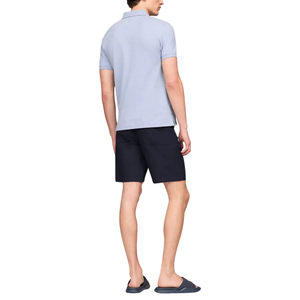 เสื้อเชิ้ตผู้ชายทรงปกติ คอปกเรียบ ผ้าฝ้ายถักคุณภาพพรีเมียม 100% ระบายอากาศได้ดี ลายเรียบ น้ำหนัก 180 กรัม ย้อมเส้นด้าย ติดกระดุม สวมใส่สบาย - Product Image 4