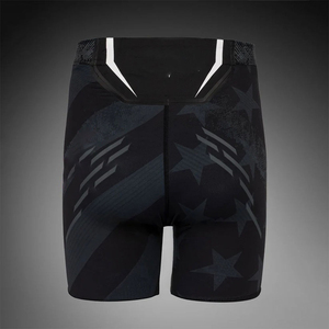 Men's <b>Compression</b> <b>Shorts</b> Mid Waist Quick Dry Spandex Polyester Sporty Star Print Pattern <b>Short</b> Length Elastic Waist - Product Image 6