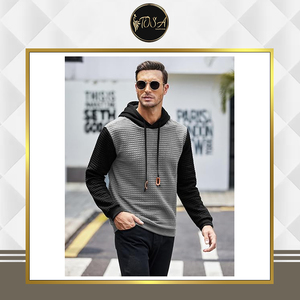 เสื้อฮู้ดดี้ผู้ชายทรงสลิมฟิตผ้าคอตตอนหนานุ่มลายวาฟเฟิล ดีไซน์สวย คุณภาพรับประกัน จากผู้ผลิตชั้นนำ ลดราคาสุดพิเศษ - Product Image 2