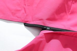 100% Polyester Printed Windbreaker <b>Jacket</b> for Women 2026 Fashion <b>Workout</b> Windproof Quick Dry Breathable V-neck Fleece Lining - Product Image 3