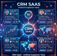 Desarrollo de plataformas CRM SaaS, software de gestión de relaciones con clientes para la automatización empresarial