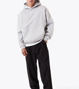 OEM Custom Winter <b>Hoodies</b> for Men Front Hooded Pullover Polyester/Cotton Blend Regular Fit Quick Dry Breathable Customize - Product Image 3