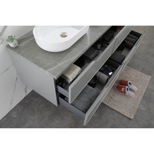Moderno ovale 24 \ "x14 \" bianco sopra il lavandino per lavabo lavabo da bagno 24*14*5.5 - Product Image 6