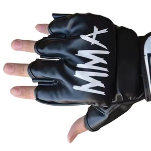 Gants de MMA personnalisés, gants d'entraînement et de sparring en cuir PU, gants de grappling pour la boxe, le Muay Thai, les combats UFC, la gym et la remise en forme - Product Image 5