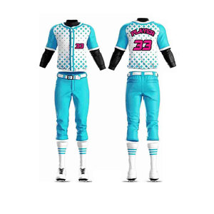 Ensemble uniforme de baseball personnalisé pour homme : maillot, pantalon, gants, casquette, chaussettes, sac – Impression sublimée anti-humidité – Vêtements pour adulte - Product Image 5