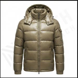 Chaqueta Acolchada Unisex Soul Star para Invierno, Cuello Redondo, con Capucha, Impermeable, Ecológica, Estilo Bomber, Chaqueta de Burbujas, Estilo Moto - Product Image 2