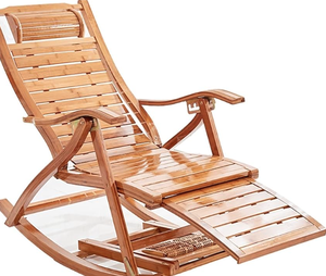 Silla de lectura ergonómica de madera (diseño de gravedad cero) - Product Image 1