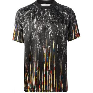 Camiseta Personalizada con Cuello Redondo de Algodón/Bambú con Estampado por Sublimación, Transpirable, Color y Diseño Personalizados, Servicio ODM OEM, Ropa Urbana - Product Image 4