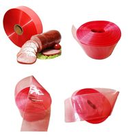 Kemasan Plastik Sosis Shrink Film Poliamida Lembut Food Grade Tahan Kelembapan Kemasan Hotdog Tahan Lama Berbahan Serat Laris Manis