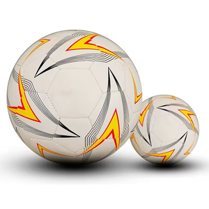 Balón de Fútbol de Entrenamiento para Adultos, Cosido a Máquina, de PU, Talla 5, Color Blanco, Marca Pakistan FB930 - Product Image 1