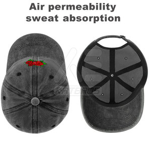 Casquettes en jean décontractées 100 % coton respirantes et légères pour hommes – Confort toutes saisons, design personnalisable - Product Image 4