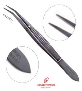 คีมหนีบผ่าตัดขนาดเล็ก ด้ามแบน ไม่มีตัวล็อค เครื่องมือผ่าตัด สแตนเลสสตีล ความแม่นยำสูง สำหรับการแพทย์ - Product Image 1