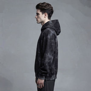 Sudadera con Capucha de Invierno con Efecto Ácido, Logotipo Impreso, Estilo Regular para Hombre, 100% Algodón, Antiarrugas, Tallas Grandes, Precio Mayorista OEM - Product Image 4