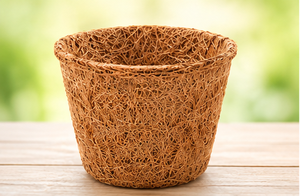 Maceta Artesanal de Fibra de Coco, Biodegradable y Natural, para Decoración de Estilo Moderno y Ecológico - Product Image 4