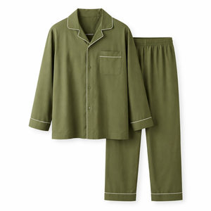 Pijamas de Algodón al por Mayor para Hombre - Ropa de Dormir de Primera Calidad OEM al por Mayor Directamente de Fábrica - Product Image 1