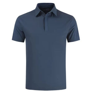 Polo de Golf Personalizado para Hombre, de Algodón y Fibra de Bambú, Tejido Transpirable, Manga Corta, Alta Calidad, OEM - Product Image 4
