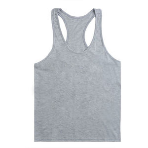 Venta caliente barato logotipo personalizado impresión 100% algodón gimnasio desgaste fitness sin mangas deporte desgaste chaleco hombres camiseta sin mangas - Product Image 5