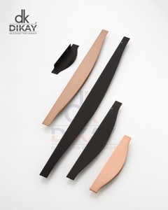 Poignée de meuble minimaliste en aluminium, accessoire de mobilier élégant, bouton de meuble durable, quincaillerie moderne en alliage de zinc pour armoire et tiroir - Product Image 3