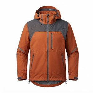 Trail Walking <b>Jacket</b> Men Lightweight Hooded Water Resistant Breathable Outdoor Full Zip Hiking <b>Travel</b> <b>Jacket</b> - Product Image 1