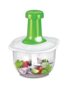 Plástico PP Cebolla Veggie Vegetal Cortador Manual Empuje Mano Carne Procesador de alimentos Chopper con caja de color - Product Image 3