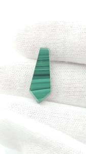 Cabochons en malachite verte naturelle de qualité supérieure, lisses, certifiés par un tiers, pierres précieuses en vrac, prix d'usine - Product Image 5