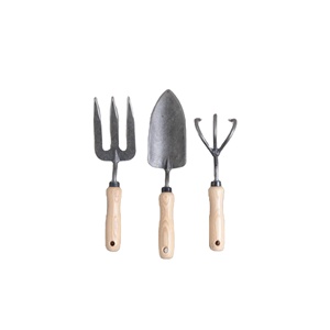 Hot Sale Trending Black Iron Rustic Coated <b>Garden</b> <b>Tool</b> <b>Set</b> Best Selling Attractive Item Home <b>Garden</b> Furnishing Kit Fork Trowel - Product Image 2
