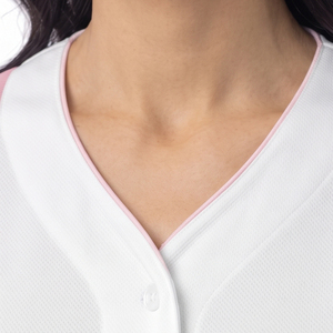 Ladies Full Button Baseball Jersey Customized Women's Baseball Sportswear Jersey Lightweight Breathable Baseball Jersey - Product Image 5