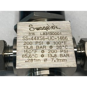 วาล์วบอล 3 ทาง Swagelok รุ่น SS-44XS6-UC-1466, 200 - อุปกรณ์และอะไหล่เซมิคอนดักเตอร์ระดับโลกที่เชื่อถือได้ - Product Image 1