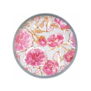 Conjunto duradero de bandeja de servicio de patrón tradicional redondo, bandeja de servicio de laca para vajilla de Viettimecraft al por mayor - Product Image 2