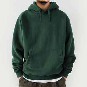 Sweat-shirt à capuche surdimensionné en molleton épais personnalisé pour homme avec impression en relief et broderie à prix de gros - Product Image 5
