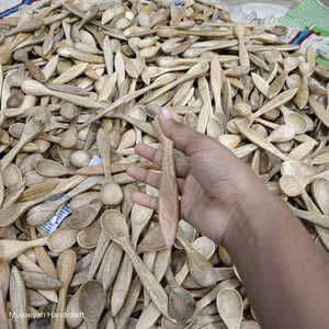 ช้อนไม้อาคาเซีย100% ช้อนไม้ธรรมชาติโลโก้ตามสั่งขนาด - Product Image 3