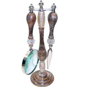 Bonne Qualité Antique Look Indien Artisanat En Gros Bronze Couleur Nouveau Design 2025 Loupe En Métal Vintage Design Eye Glass - Product Image 1